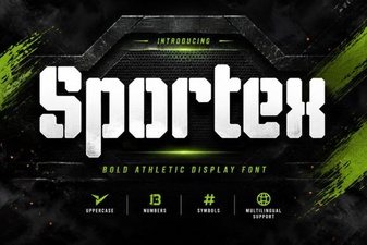 Sportex Font: Crafting Dynamic Sports Designs
