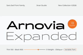 Expand Your Designs with Arnovia Font Variations