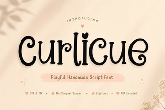 Crafting with Curlicue Fonts: Elegant Design Ideas