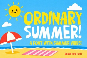 Easy Summer Fonts for Your Diy Projects
