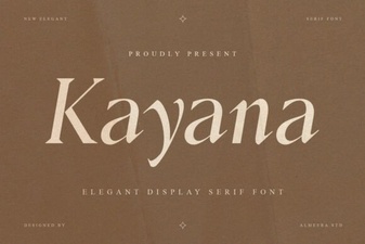 Kayana: Elegant Fonts for Creative Projects